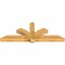 Ekena Millwork Redmond Rough Sawn Timber Gable Bracket, Western Red Cedar, 84"W x 31"H x 6"D x 6"F, 9/12 Pitch GBW084X31X0606RED00RWR - alternate 2